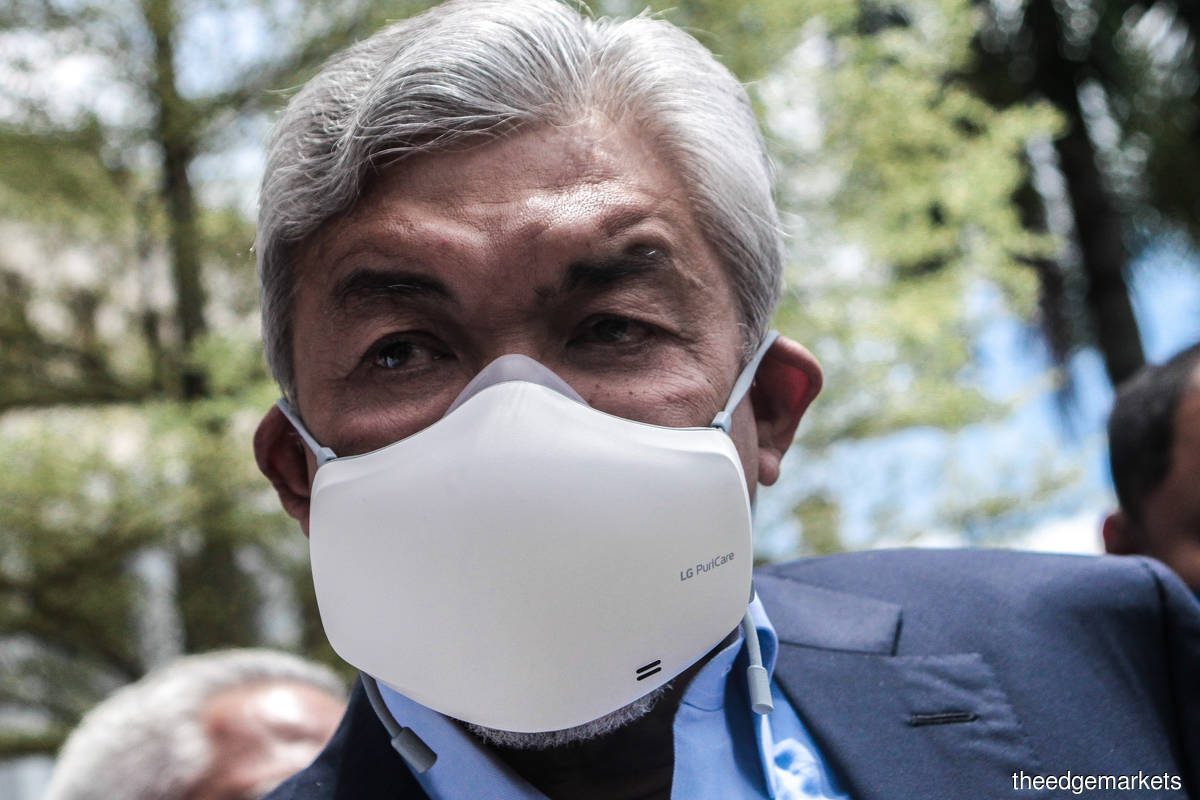 Wong said Ahmad Zahid (pic) was the sixth witness called by the PAC over the issue. (Photo by Zahid Izzani Mohd Said/The Edge)
